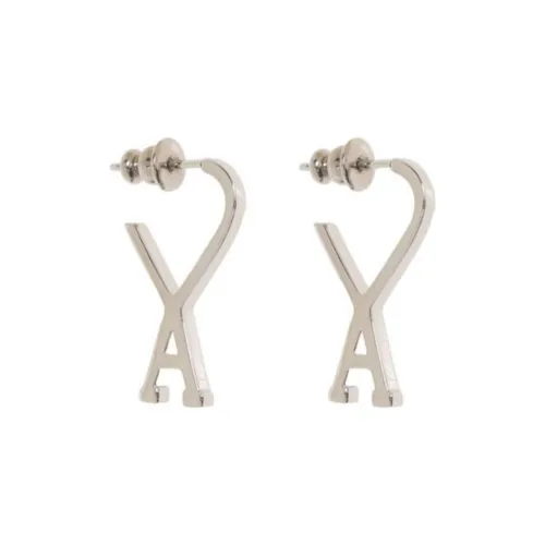 AMIPARIS Серебристые серьги из латани