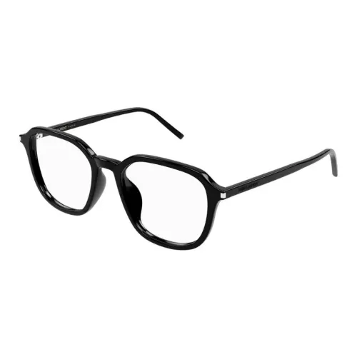SAINT LAURENT Ацетат Квадратные Оправы для Очков Унисекс Черные