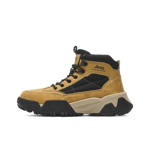 JEEP Высокие топы Уличная обувь Мужская CAMEL