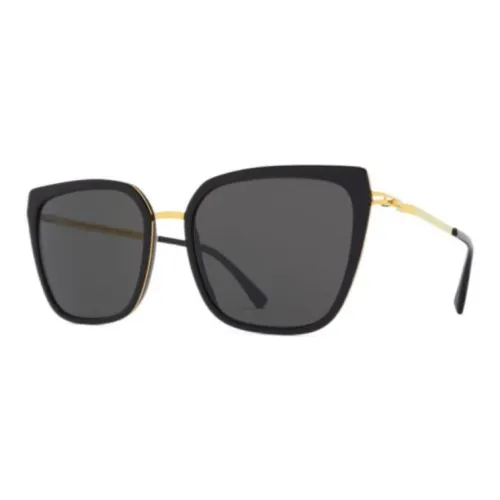 MYKITA Ацетат Титановая сталь Квадратные Солнцезащитные очки Женские Черные