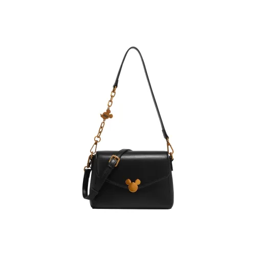 Disney Mickey Series ПУ (полиуретан) Сумка через плечо Средняя Женская Черная Коричневая Ореховая