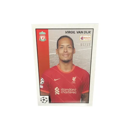 Topps UEFA Merlin 97 Нидерланды Ливерпуль Ван Дейк 99 Пк Игрок Карта Карта Товар Access Спортивные Карты 1 Пачка