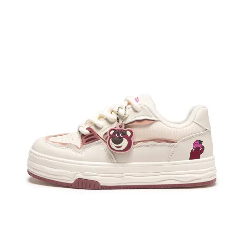 Disney x Hotwind Toy Story Series Лотсо Подвеска Термические Скейтборд Кроссовки Женские Бежевые Выпуск 2024