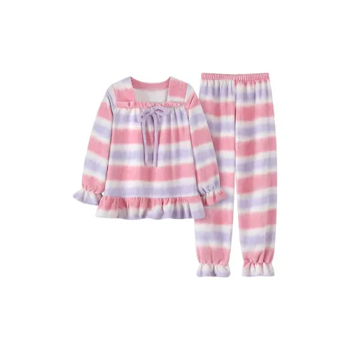 LEZIYUN Пижамный комплект женский розовый