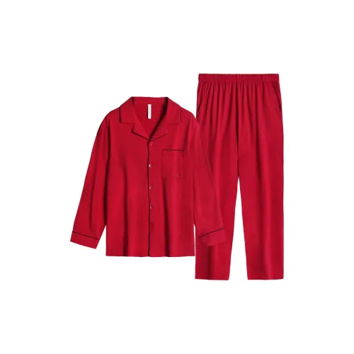 ITALAI 4847 Purple Pink Men's Pajama Sets