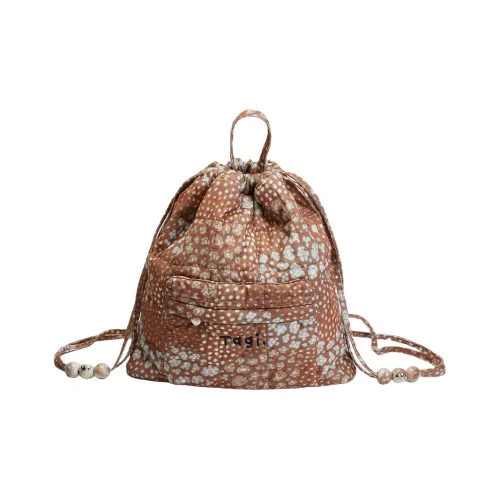 Tagi. Ткань Рюкзак Стандартный Унисекс Фундуковый Orchard