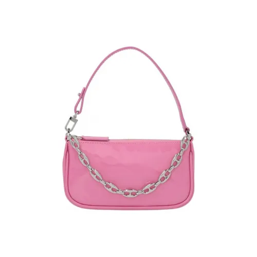 By Far Rachel Кожа Одно Плечо Сумка Мини Женская Розовая