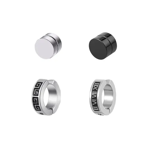 KiNGZiT Титановая сталь Нижняя заколка Серьги On Унисекс