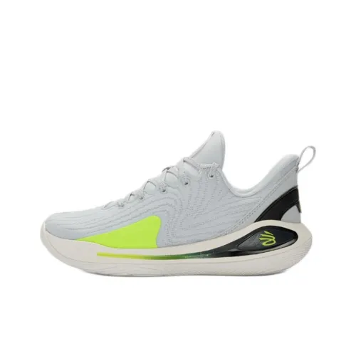 Under Armour Curry 12 Детские баскетбольные кроссовки Низкий Топ Серый Унисекс