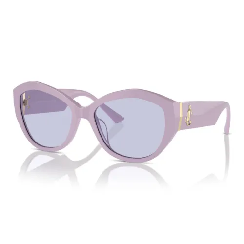 Jimmy Choo Ацетат Нерегулярной Формы Солнцезащитные Очки Женские Фиолетовые