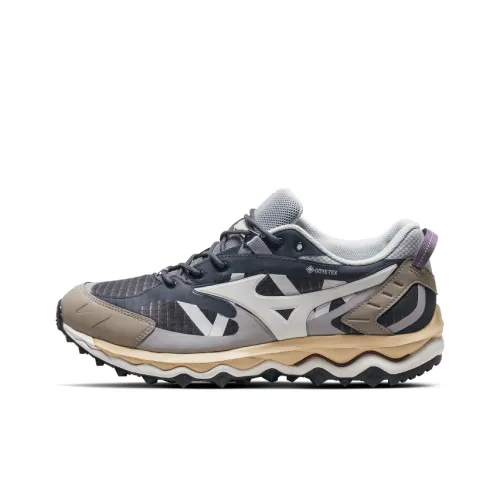 Mizuno Wave Mujin TL Повседневный Низкий Топ Черный Синий Унисекс