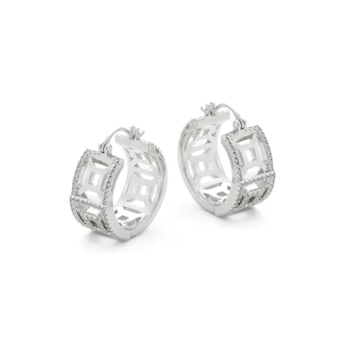 RSNY Серьги из меди с золотым покрытием женские