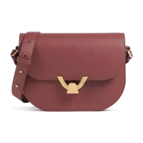 COCCINELLE GRAIN LEATHER Сумка через плечо Женская Красно-коричневая