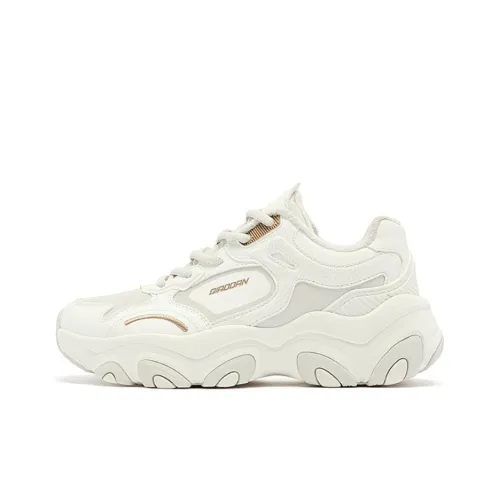 QIAODAN Elf Meow Slip-resistant Thermal Abrasion-resistant Low Top Footwear Women's White QIAODAN Elf Meow Противоскользящий Термический Аbrasion-resistant Низкий Топ Обувь Женская Белая