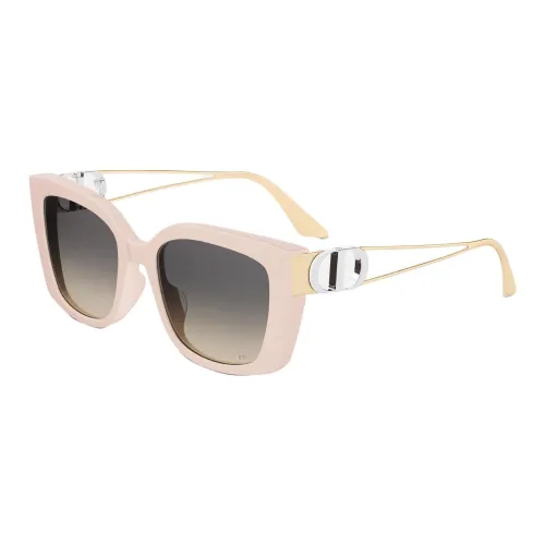 DIOR Металлический ацетат Квадратные Солнцезащитные очки Женские Розовые