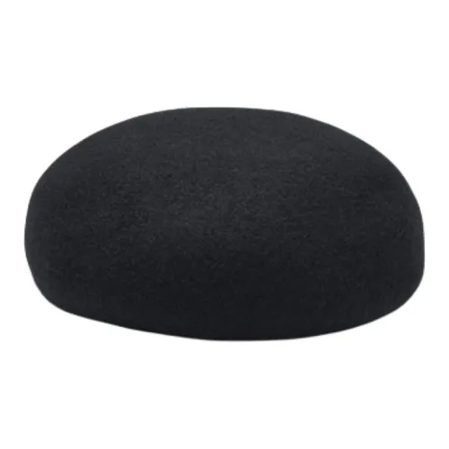 MUJI Береты из овечьей шерсти Унисекс Черный