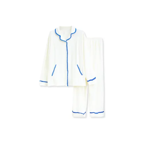 WANANNI Пижамный комплект Женский Белый
