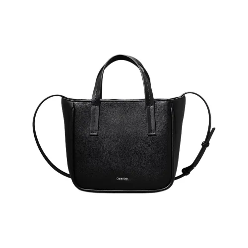 Calvin Klein ПУ (полиуретан) Сумка-тоут Сумка для покупок Сумка через плечо Сумка маленькая Женская Черная