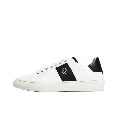 PHILIPP PLEIN Lo Топ Низкий Топ Скейтборд Кроссовки Мужские Белые