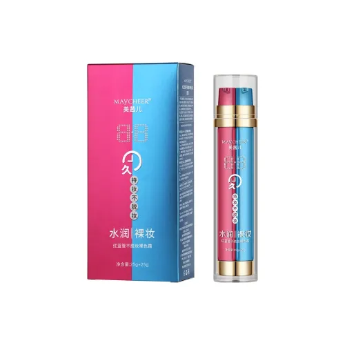 MAYCHEER Двойной тюбик Красный Синий Телесный Frost BB Крем Натуральный 25г+25г