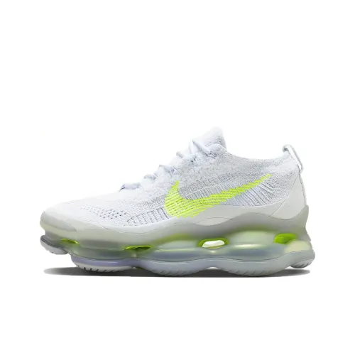 Nike Air Max Scorpion Беговые кроссовки Низкий топ Белый Зеленый Женский