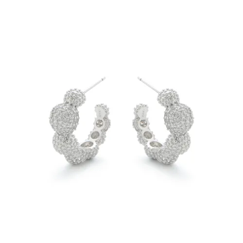 RSNY Серьги из меди с золотым покрытием женские