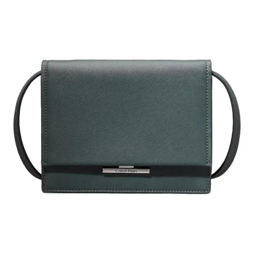 Calvin Klein Полиуретан Маленькая Квадратная Сумка через плечо Женская Пальмово-зеленая