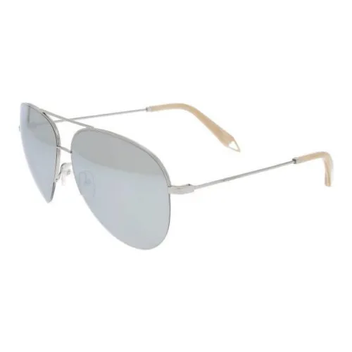 VICTORIA BECKHAM Aviator Солнцезащитные очки Мужские Серые