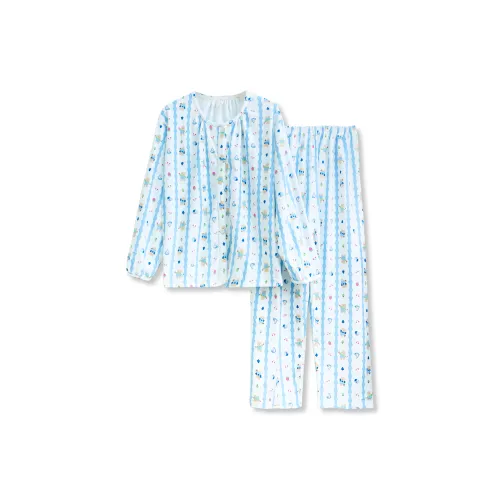 WANANNI Пижамный комплект женский небесно-голубой