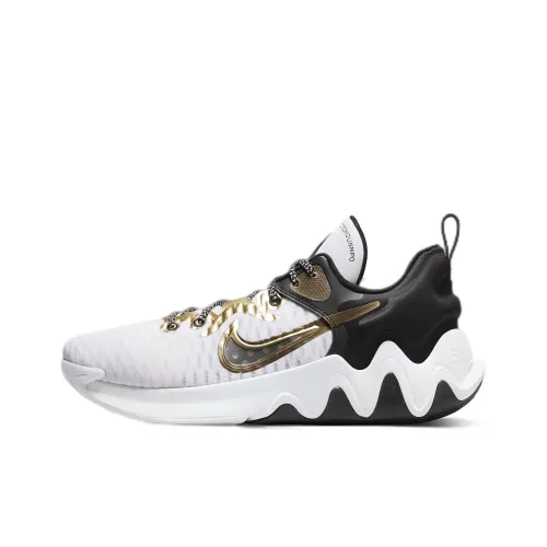 Nike Giannis Immortality EP Giannis Low Баскетбольные кроссовки для игры Unisex Белый Золото Черный Азиатская версия