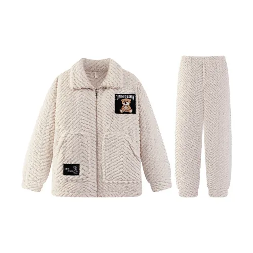 William Pajama Комплект Женский Белый