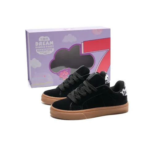 7 SEVFUN Износостойкий и Легкий Низкий Топ Скейтборд Кроссовки Унисекс Черный