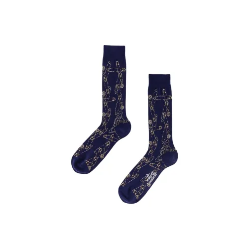 Vivienne Westwood Морской синий Унисекс MID Носки до икры
