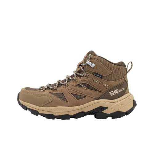 JACK WOLFSKIN Альпинистские и туристические ботинки MID Топ Коричневый Женские
