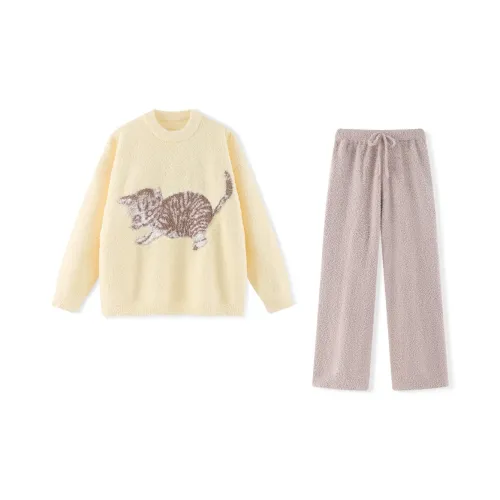 Beast's Secret Пижамный комплект Женские Желтые