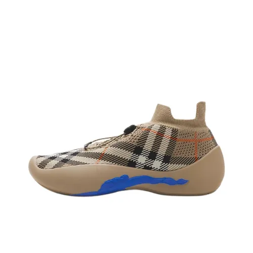 Burberry Neptune Low Топ Повседневная обувь Женская Песочного цвета