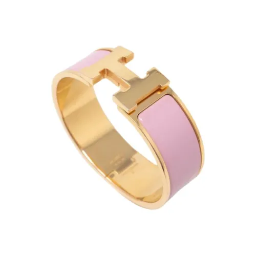 HERMES Эмаль Браслеты Женские Розовый