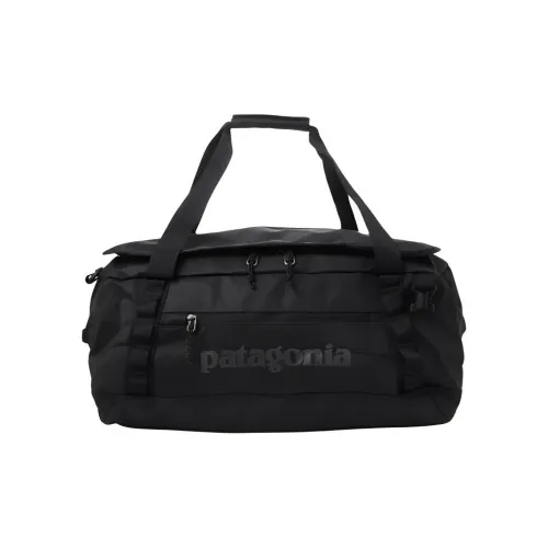 Patagonia 40L Туристические сумки Переработанный TPU Фильм Ламинированный Материал Матовый Черный Унисекс