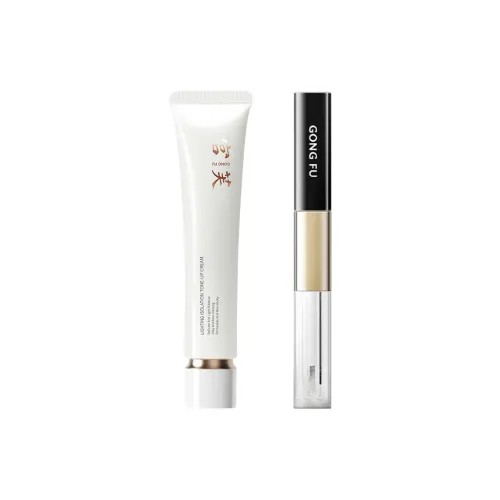 Gong Fu Свет And Translucent Праймер Наборы косметики Natural Глянцевый Correcting Тон кожи Два предмета Набор