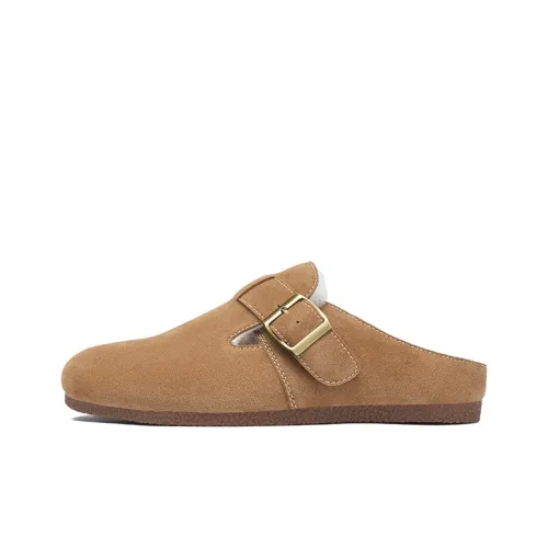 JOSINY Домашние тапочки Женские CAMEL