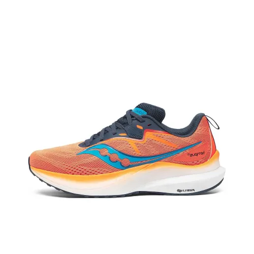 Saucony Tempus TanTu 2 Slip-Resistant Abrasion-Resistant Low-Top Беговые кроссовки Мужские Orange