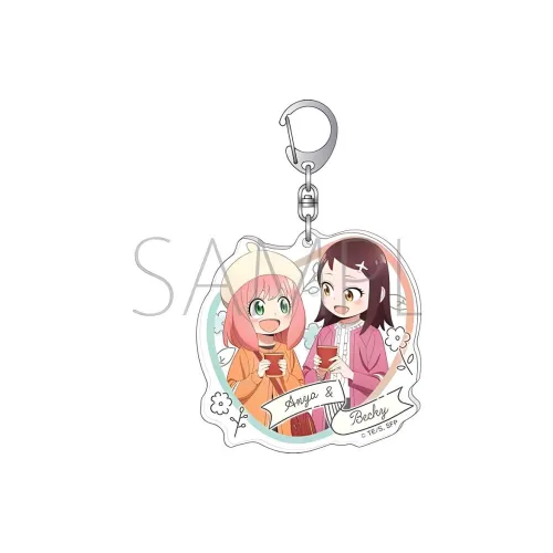 MOVIC Anya Forger BECKY Blackbell Animation Версия Acrylic Keychain Anya BECKY Подвески аниме-тематики