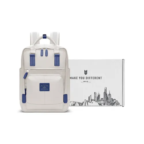 MYD Полиамид Рюкзак Средний Женская Белый Персик