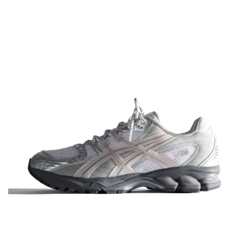 KITH x ASICS Гель Nimbus 10,1 Устойчивый к истиранию Низкий Топ Беговые кроссовки Унисекс Бежевый Белый Серебряный