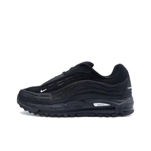 CDG Homme Plus x Nike Air Max TL 2,5 Дышащие Низкие Кроссовки для Бега Мужские Черные