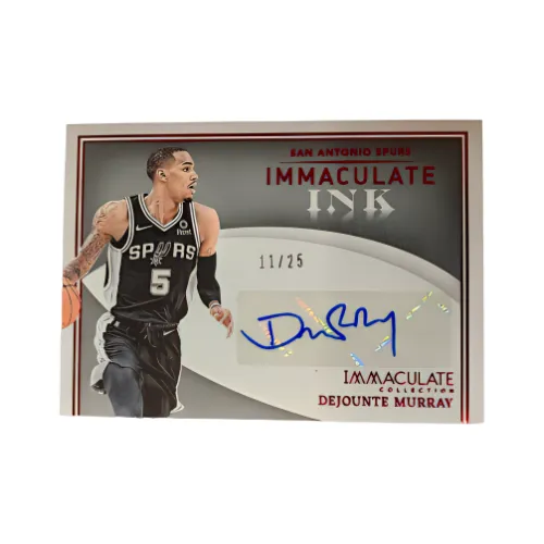 PANINI 21 22 IMMACULATE Dejounte Murray Фирменная 25 25 Игровая карта Карта товара Access Спортивные карты 1 шт
