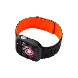 Черно-оранжевый