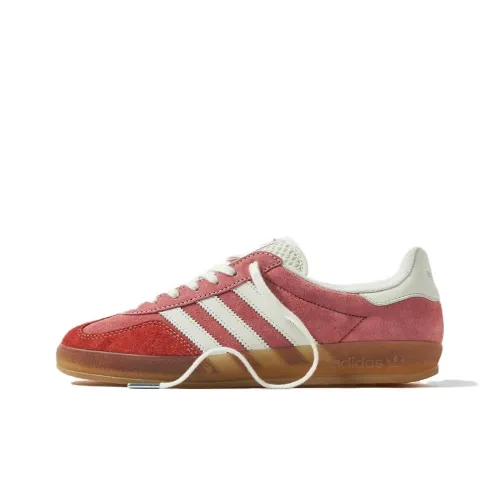 END. Совместный выпуск x Adidas Originals GAZELLE INDOOR Устойчивые к истиранию низкие скейтбордические кроссовки Унисекс Розовые