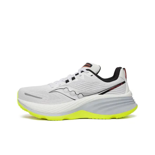 Saucony Slip-resistant Abrasion-resistant Low Top Casual Running Shoes Men's White Gray Сaucony Противоскользящие Износостойкие Низкие Топ Повседневные Беговые Кроссовки Мужские Белый Серый