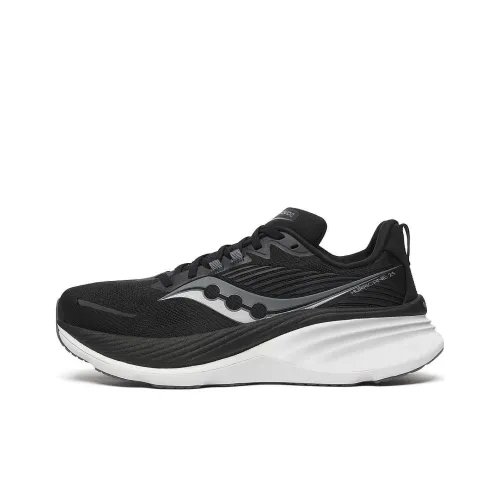 Saucony Slip-resistant Abrasion-resistant Low Top Casual Running Shoes Men's Black Сaucony Противоскользящий Устойчивый к истиранию Низкий Топ Повседневные Беговые Кроссовки Мужские Черные